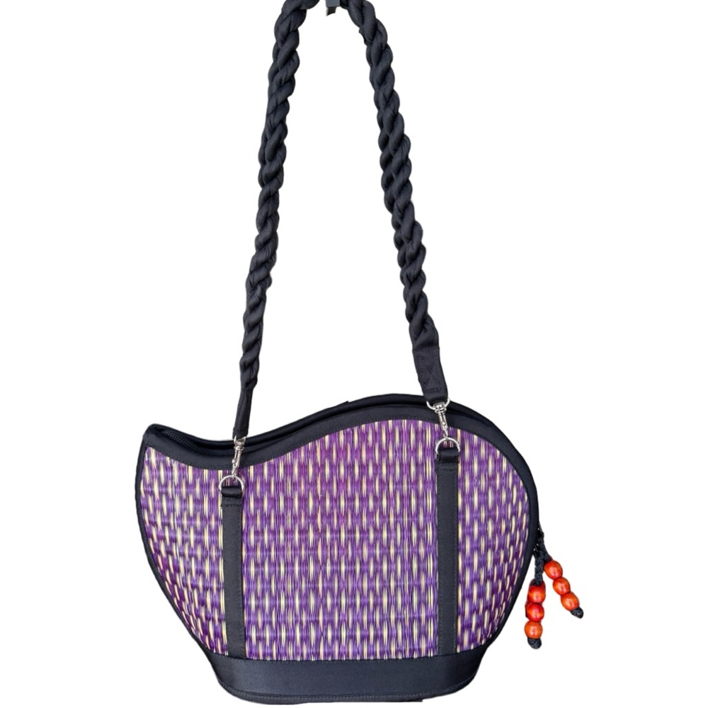 Sustainable Fairtrade Medium Size Kiri Wave Shoulder Bag